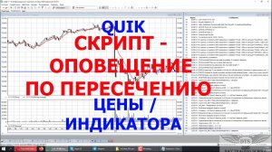 Скрипт Оповещение по пересечению цены - индикатора «Ind_Alert_DTS» для QUIK