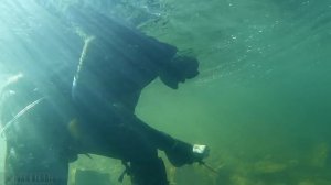 Моя любимая подводная охота. Зимний хариус Енисея 2018.