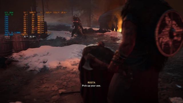 ASUS TUF DASH F15 INTEL CORE i5 11300H RTX 3060 Assassin's Creed Valhalla Ultra Setting смотреть онлайн