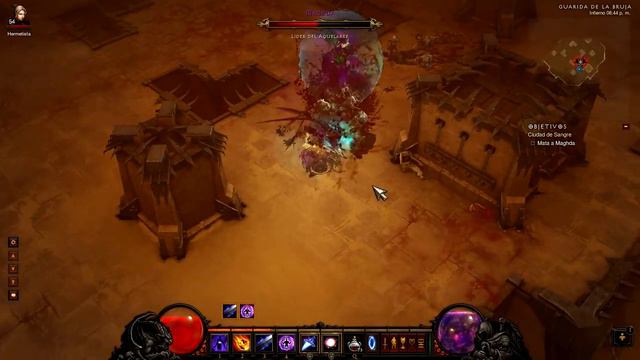 Diablo 3: "Magda" Arcanista nivel 52 - Infierno. смотреть онлайн