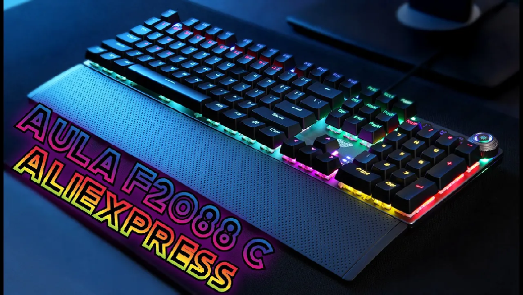 РАСПАКОВКА МЕХАНИЧЕСКОЙ КЛАВИАТУРЫ AULA F2088 С ALIEXPRESS ЗА 2500 РУБЛЕЙ смотреть онлайн