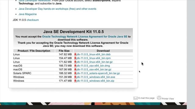 Installing the JDK: Java 11 For Complete Beginners 003