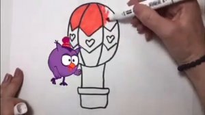 how to draw a balloon , sharni qanday chizish kerak , как нарисовать воздушный шар , como dibujar