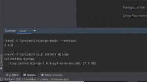 How to install django on Pycharm IDE