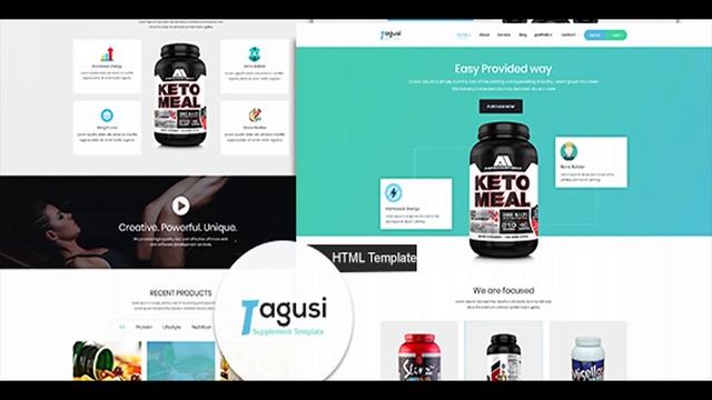 X-Tagusi Health Supplement HTML and Sass Template | Themeforest Website Templates and Themes смотреть онлайн