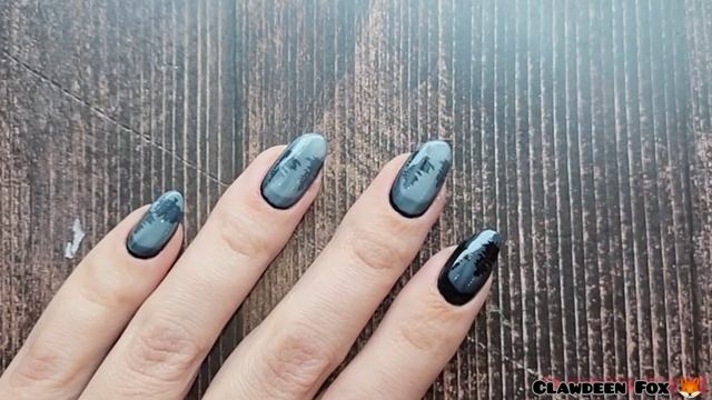 ? Дизайн ногтей с многослойным стемпингом на молочном градиенте / Обычными Лаками??