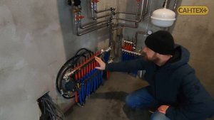 Простая обвязка электро котла и бойлера косвенного нагрева нержавеющей трубой.