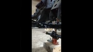 Nissan Terrano 1 WD 21 VG30 сборка передней подвески установка торсионов настройка регулировка