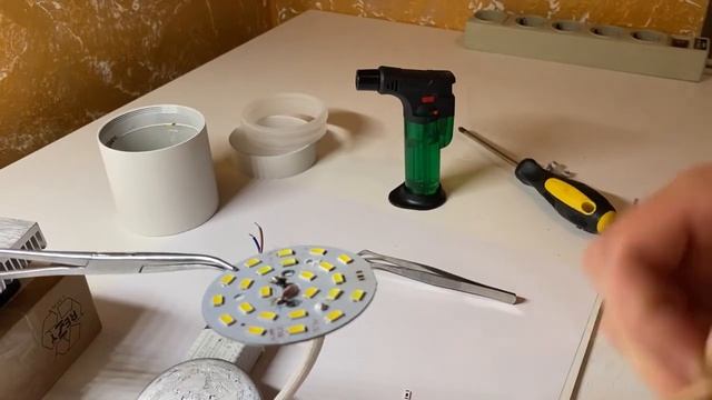 Как паять светодиод SMD | Ремонт LED лампы светильника