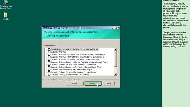 1 1 Installing Kaspersky Security Center смотреть онлайн