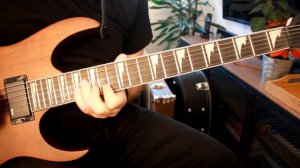 Nothing Else Matters - Metallica - Guitar Solo Cover with Ibanez GRG121DX