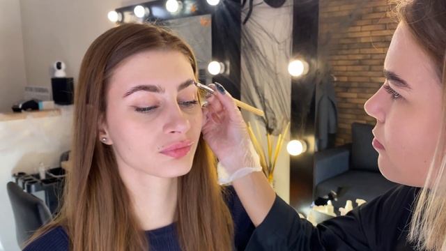 Ламинирование бровей смотреть онлайн