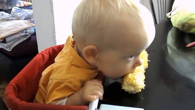 Ребенок-сыроед. Свежая кукуруза. смотреть онлайн