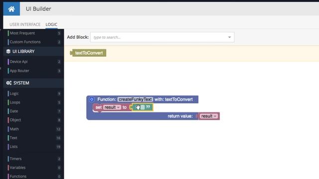 Codeless Programming - Custom Functions (logic reuse)