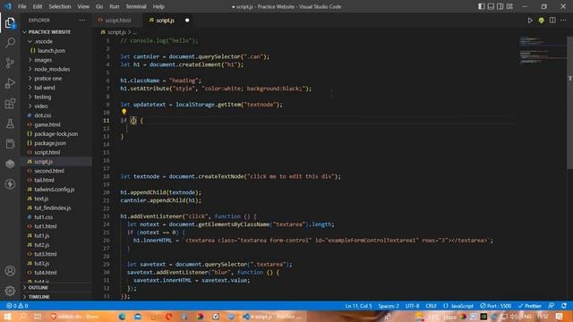 making a editable div by using html and java script java script tutorials for beginners