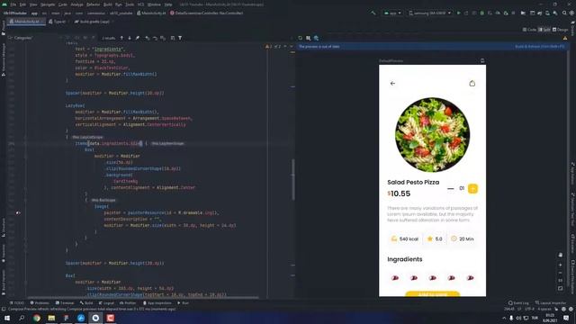 Food Delivery App with Jetpack Compose Part - IV смотреть онлайн