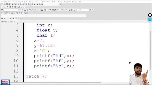 6.Mastering Format Specifiers in C Programming: %d, %f, %u, %c Explained | By Vikas Singh Sir