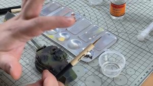 ВЕЗЕРИНГ МОДЕЛИ ТАНКА МАСЛОМ.WEATHERING MODEL TANKS.