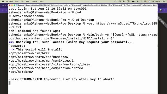 zsh: command not found: wget Mac смотреть онлайн