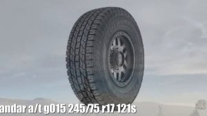 Летние шины yokohama geolandar a/t g015 245/75 r17 121s Отзывы Обзор