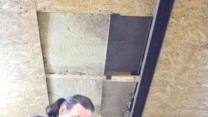 Утеплил потолок. Проверка утеплителя.