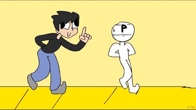 НЕ БЕГАТЬ ПО КОРИДОРАМ! - Baldi's Basics animation смотреть онлайн