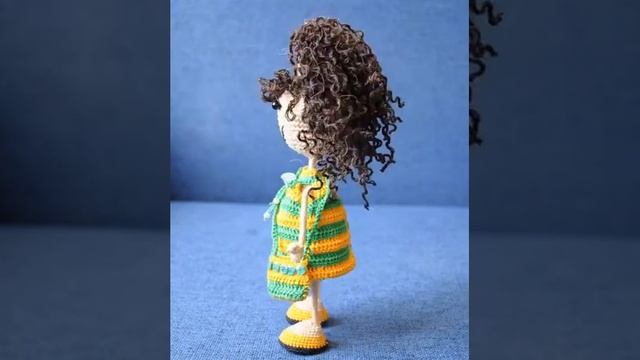 Живые вязанные игрушки: Кукла ПРОМОКАШКА