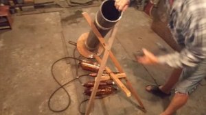 Пневматическая пушка бутылкомёт / Pneumatic gun