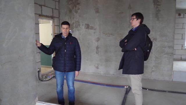 ЖК Скандинавия.  Предварительный осмотр квартиры