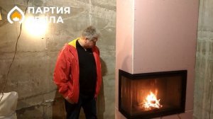 Монтаж камина с бетонными перекрытиями. Отзыв клиента.