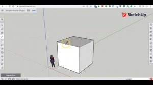 SketchUp for Web: Simple House Shape