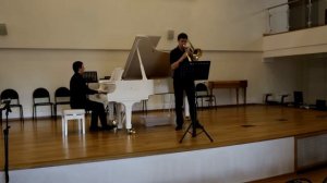 Launy Grondahl(Грендаль). Концерт для тромбона с оркестром переложение для фортепиано.