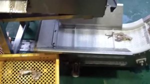 Машина для переработки (разделки) кальмара. Отделение щупалец и тушки. Производство Chamco Ю Корея
