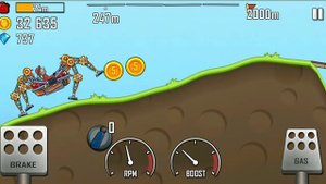 Машина-паук в игре Hill Climb Racing