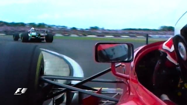 F1 Classic Onboard: Jean Alesi's first lap at the 1995 British Grand Prix смотреть онлайн