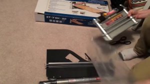 Stay Sharp 9  laminate floor cutting tool unboxing and set up