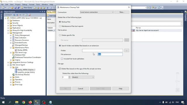 SQL Server DBA Tutorial 12 - How to Cleanup Old Backups in SQL Server