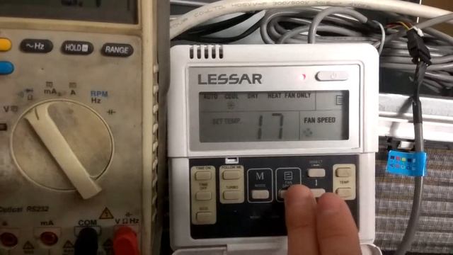 Проверка контакта сигнализации для сплит-системы Lessar смотреть онлайн