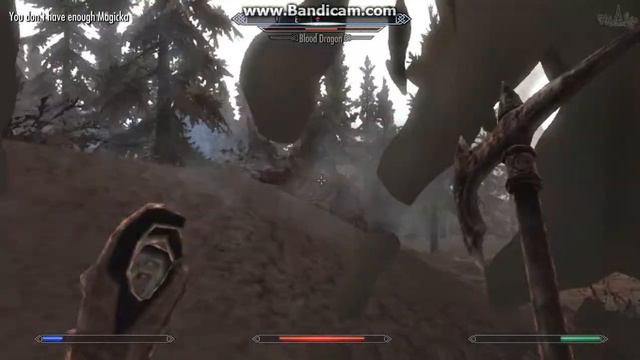 Skyrim - Dragon Attack On Raven Rock смотреть онлайн