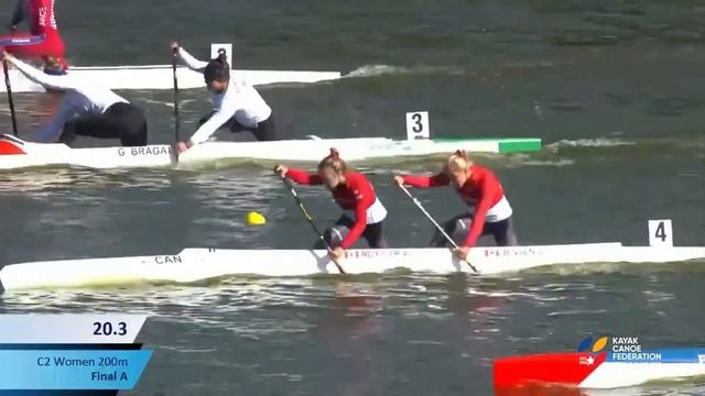С2 Women 200m Final A / 2021 ICF CANOE SPRINT WORLD CHAMPIONSHIPS смотреть онлайн