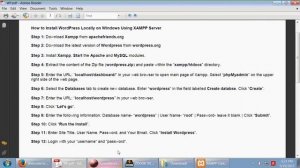 How to Install WordPress Locally on Windows Using Xampp Server