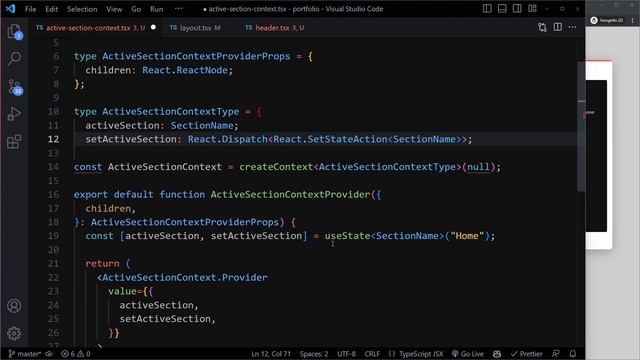 Use TypeScript with React Context API смотреть онлайн