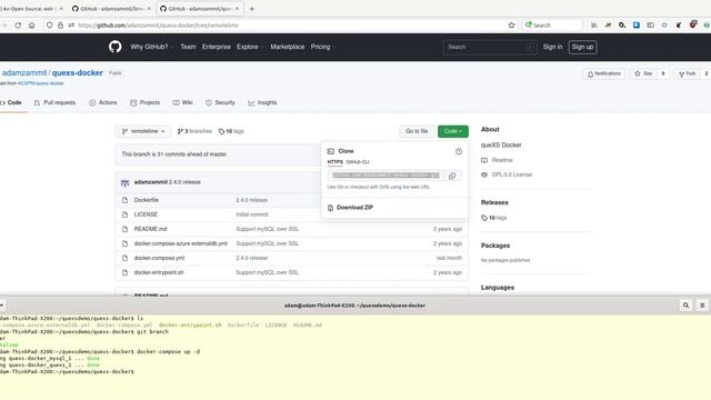 queXS 01 GettingStarted Docker Installation смотреть онлайн