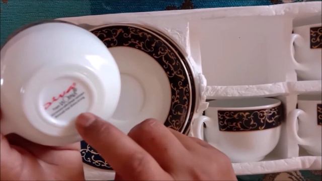 Diva Tea Set by LA Opala Unboxing and REVIEW, cup and saucer set, microwave/dishwasher safe смотреть онлайн