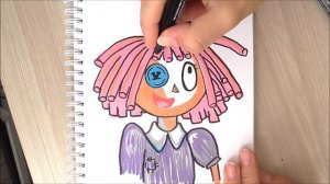 How To Draw Ragatha from The Amazing Digital Circus _ Cute Easy Drawing Tutorial