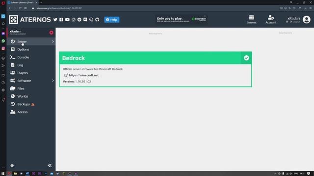 How to use Aternos for Minecraft Bedrock Edition (Aternos Tutorials 2021) смотреть онлайн