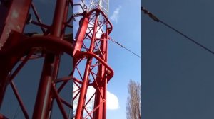 Выдвижная мачта Дон-2.Выдвижение второй секции.SAT-TELECOM