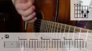 Как играть Bones - Imagine Dragons на гитаре | Табы | Cover | Tutorial