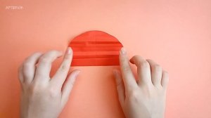 Красивое сердечко из бумаги за пару минут ❤ Как сделать объемное бумажное сердце оригами