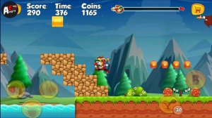 Super Bino Go - Levels 11-20 + BOSS / Gameplay Walkthrough (Android Game)